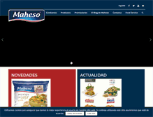 Tablet Screenshot of maheso.com